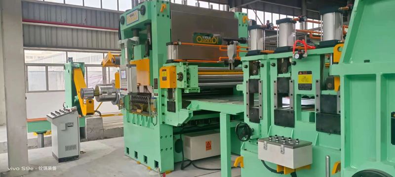 No Roller Mark Non-stop Rotary Shear Cut To Length Line