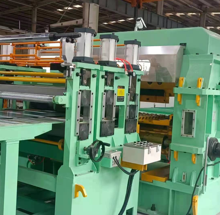 No Roller Mark Non-stop Rotary Shear Cut To Length Line