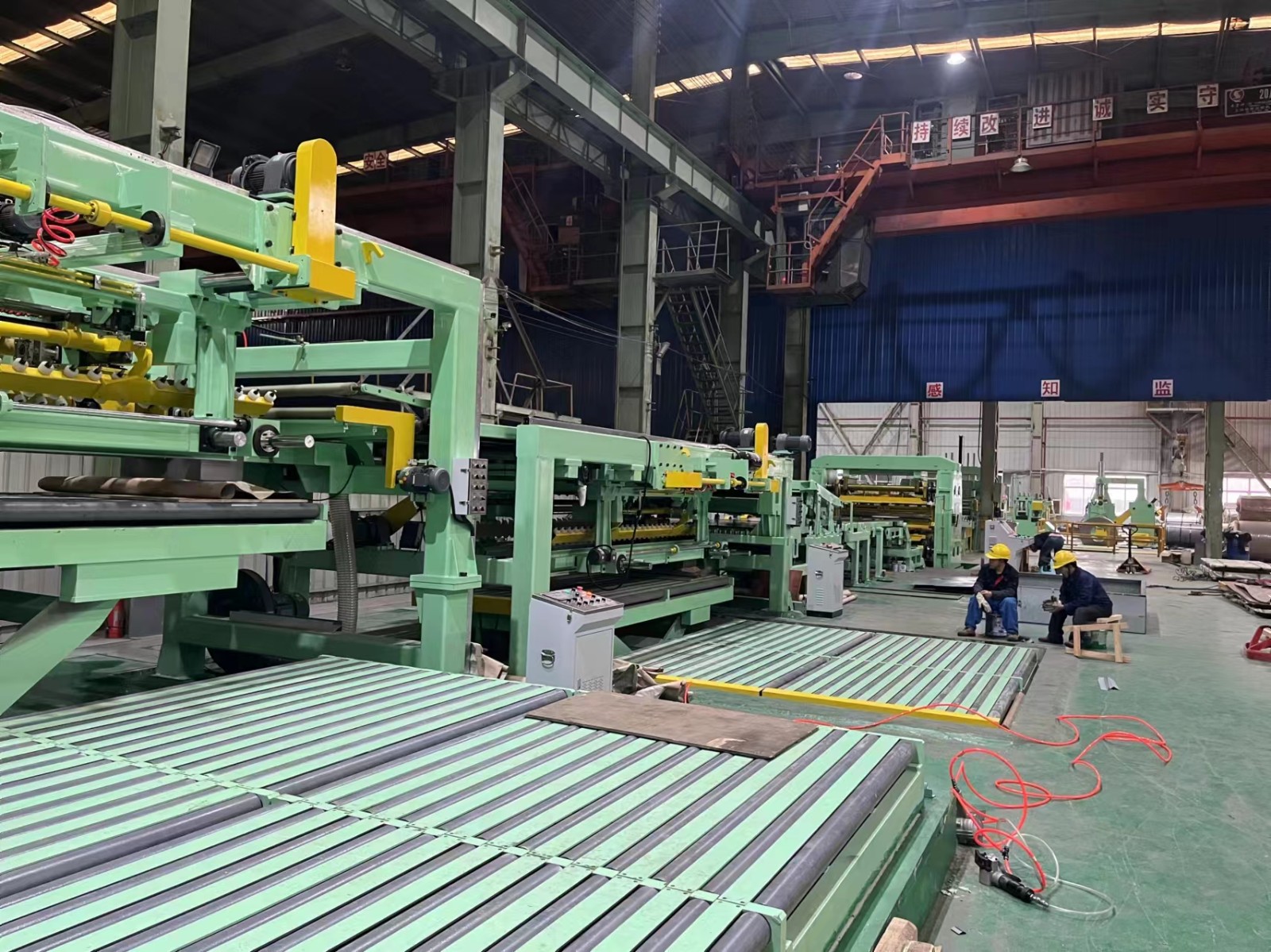 pendulum shear cut to length line
